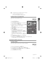 Preview for 73 page of Samsung DVDVR375 - 1080p Up-Converting VHS Combo DVD Recorder User Manual