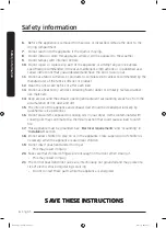 Предварительный просмотр 6 страницы Samsung DVE22N6850 Series User Manual