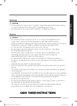 Предварительный просмотр 11 страницы Samsung DVE45T3400P User Manual