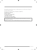 Preview for 189 page of Samsung DVE45T6005 Series User Manual