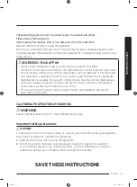 Предварительный просмотр 5 страницы Samsung DVE45T6200 Series User Manual