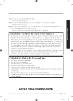 Предварительный просмотр 7 страницы Samsung DVE45T6200 Series User Manual