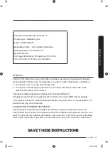 Предварительный просмотр 11 страницы Samsung DVE50A5405 Series User Manual