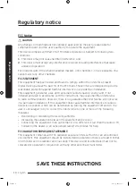 Предварительный просмотр 10 страницы Samsung DVE50A8500 Series User Manual