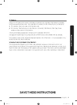 Предварительный просмотр 11 страницы Samsung DVE50A8500 Series User Manual