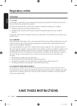 Предварительный просмотр 10 страницы Samsung DVE50A8600 Series User Manual