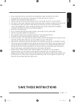 Предварительный просмотр 9 страницы Samsung DVE50A8800 Series User Manual