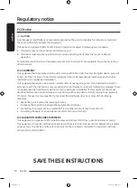 Предварительный просмотр 10 страницы Samsung DVE50A8800 Series User Manual