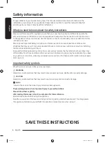 Preview for 4 page of Samsung DVE50B5100 Series User Manual