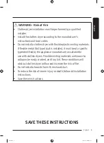 Preview for 5 page of Samsung DVE50B5100 Series User Manual