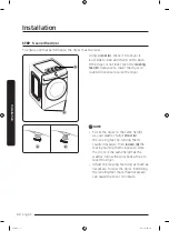 Предварительный просмотр 32 страницы Samsung DVE50R8500 Series User Manual