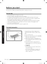 Предварительный просмотр 40 страницы Samsung DVE50R8500 Series User Manual