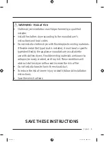 Preview for 5 page of Samsung DVE51CG8005 Series User Manual