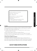 Предварительный просмотр 11 страницы Samsung DVE52A5500 Series User Manual