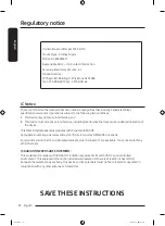 Предварительный просмотр 12 страницы Samsung DVE52B7650 Series User Manual