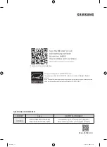 Preview for 60 page of Samsung DVE52B7650V User Manual