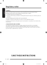 Preview for 12 page of Samsung DVE54CG7550 Series User Manual