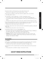 Предварительный просмотр 9 страницы Samsung DVG50R5200W User Manual