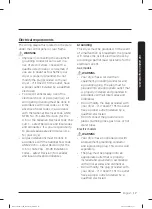 Preview for 17 page of Samsung DVG54M8750W User Manual