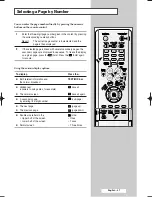 Preview for 47 page of Samsung DW-32A20SD Owner'S Instructions Manual