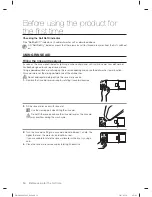 Предварительный просмотр 14 страницы Samsung DW-BG57 Series User Manual