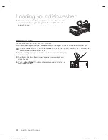 Предварительный просмотр 20 страницы Samsung DW-BG57 Series User Manual