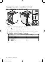 Предварительный просмотр 14 страницы Samsung DW-BG97 Series Installation Manual