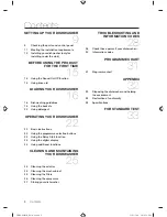 Предварительный просмотр 8 страницы Samsung DW-FG520 SERIES User Manual