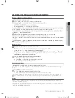 Предварительный просмотр 11 страницы Samsung DW-FG520 SERIES User Manual