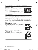 Предварительный просмотр 20 страницы Samsung DW-FG520 SERIES User Manual