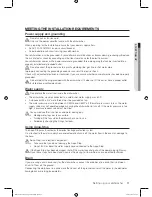 Предварительный просмотр 11 страницы Samsung DW-FG720 SERIES User Manual