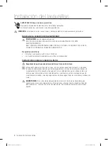 Предварительный просмотр 44 страницы Samsung DW-FN320T User Manual