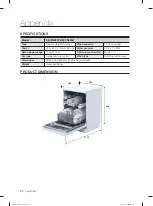 Предварительный просмотр 282 страницы Samsung DW-FN320T User Manual