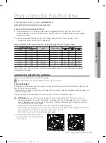 Предварительный просмотр 21 страницы Samsung DW147STS User Manual