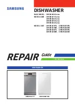 Предварительный просмотр 1 страницы Samsung DW50H4050 Series Repair Manual