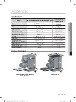 Предварительный просмотр 43 страницы Samsung DW50K4010BB User Manual