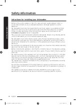 Предварительный просмотр 146 страницы Samsung DW50R4040BB User Manual