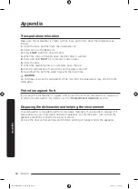 Preview for 50 page of Samsung DW50R4040F Series User Manual