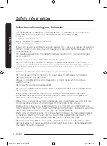 Предварительный просмотр 144 страницы Samsung DW50R4070BB User Manual