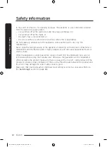 Предварительный просмотр 148 страницы Samsung DW50R4070BB User Manual