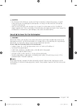 Предварительный просмотр 167 страницы Samsung DW50R4070BB User Manual