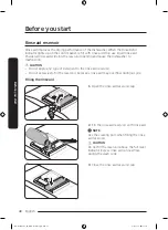 Предварительный просмотр 176 страницы Samsung DW50R4070BB User Manual