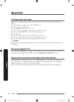 Предварительный просмотр 198 страницы Samsung DW50R4070BB User Manual