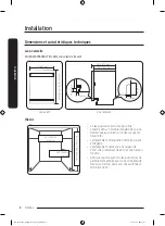 Предварительный просмотр 56 страницы Samsung DW50T6060 Series Installation Manual