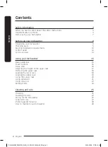 Preview for 2 page of Samsung DW50T6060 Series User Manual