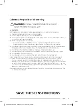 Preview for 5 page of Samsung DW50T6060 Series User Manual