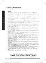 Preview for 6 page of Samsung DW50T6060 Series User Manual