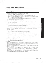 Preview for 15 page of Samsung DW50T6060 Series User Manual