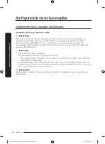 Предварительный просмотр 54 страницы Samsung DW50T6060 Series User Manual