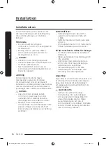 Предварительный просмотр 92 страницы Samsung DW6 R705 Series User Manual